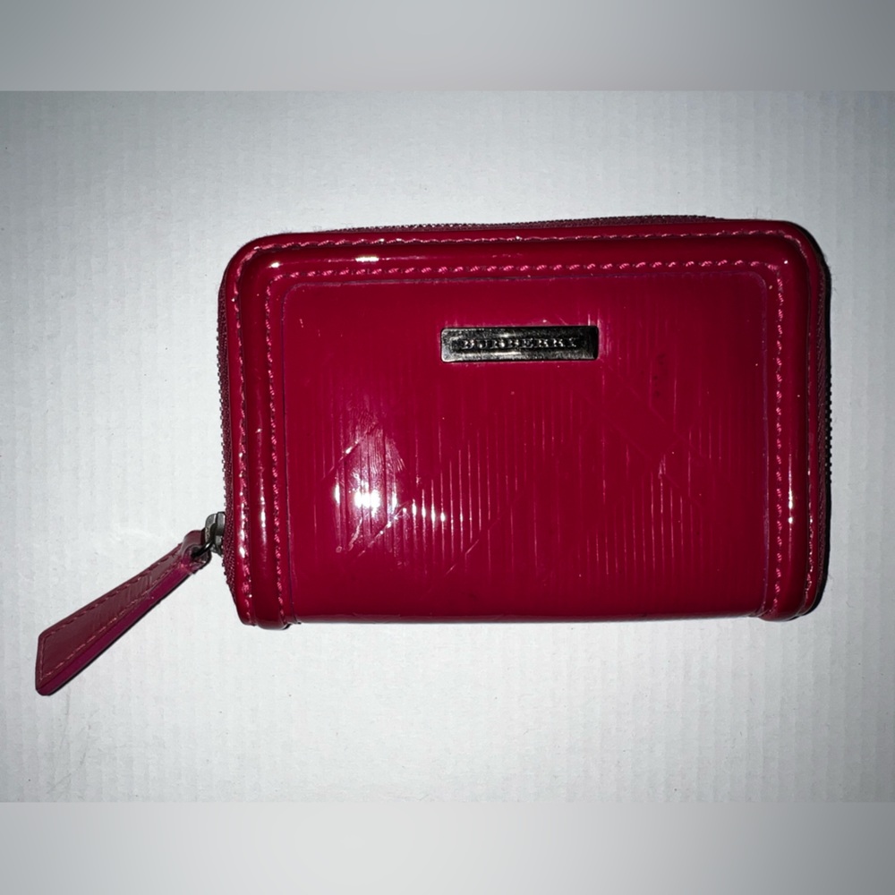 BURBERRY Authentic Small Wallet in Hot Pink